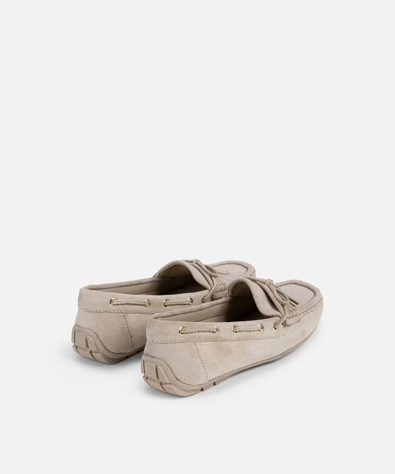Ipekyol Monogram Buckle Loafers Cream