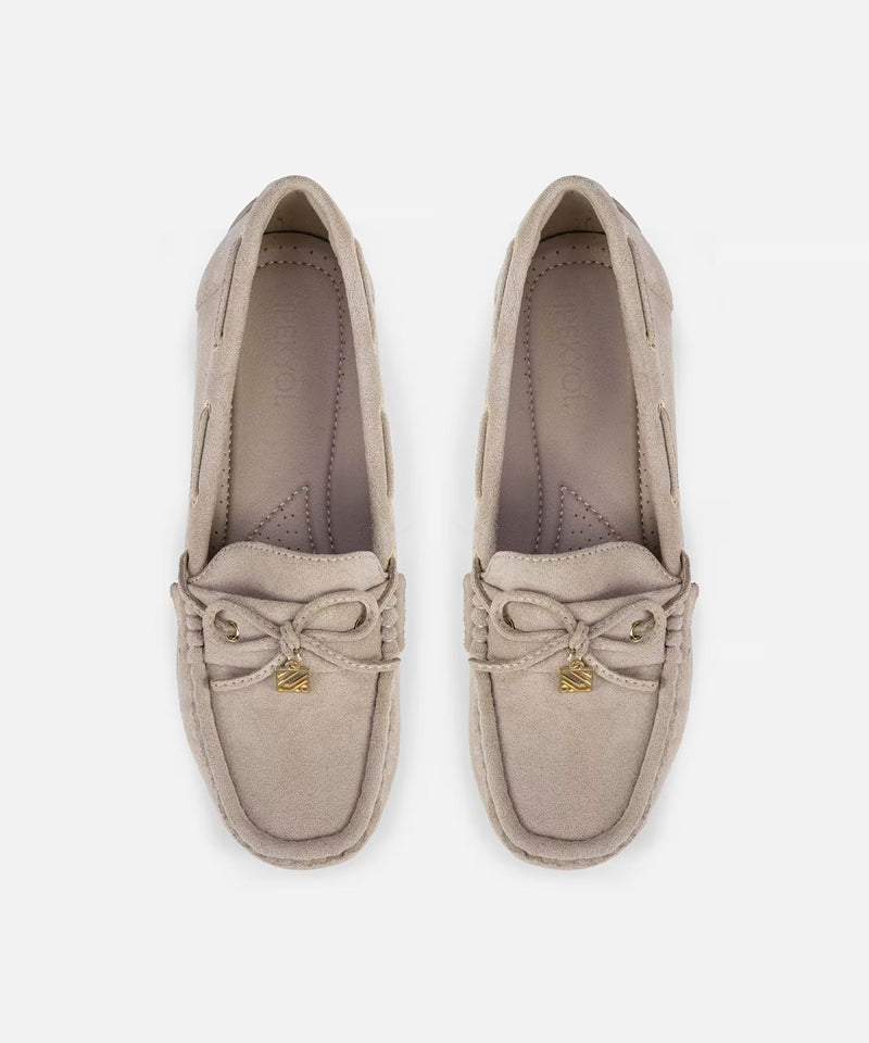 Ipekyol Monogram Buckle Loafers Cream