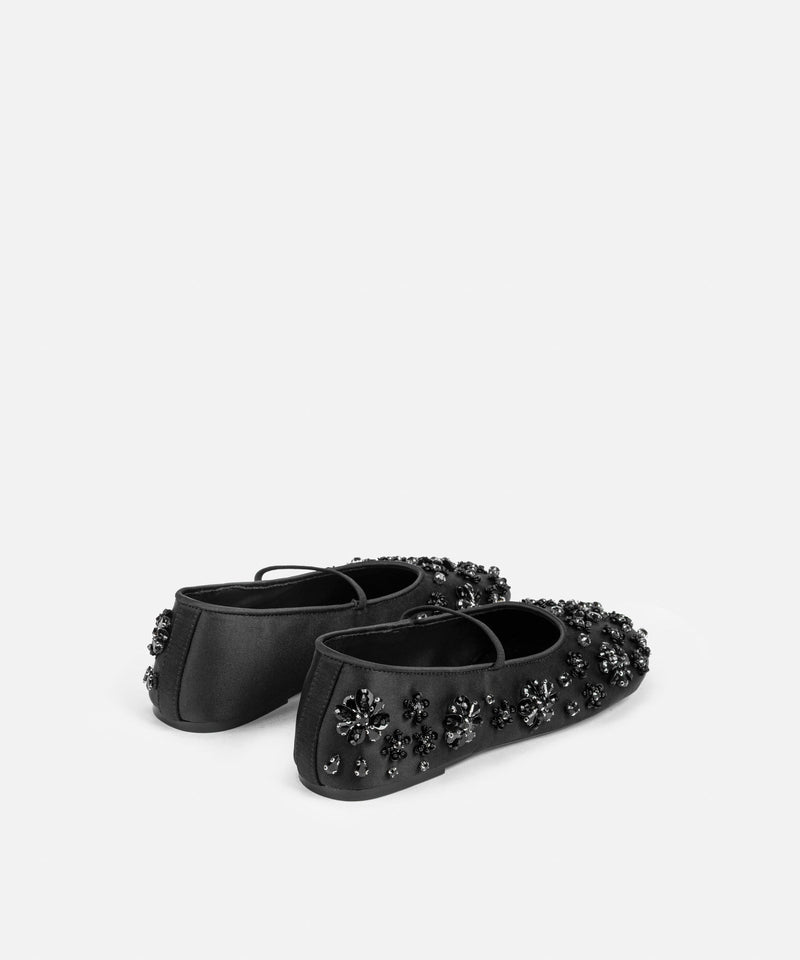 Ipekyol Embellished Ballet Flats Black