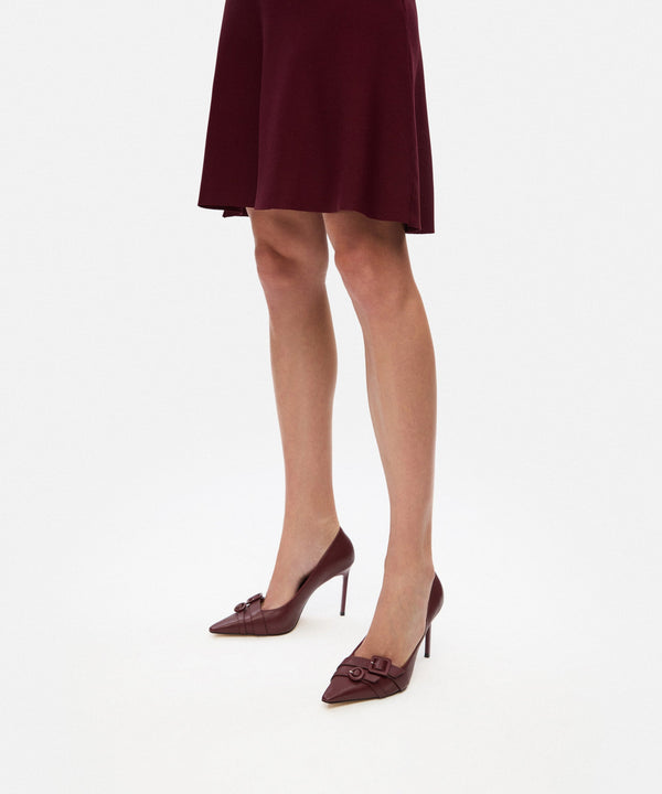 Ipekyol Double-Strap Heels Bordoux