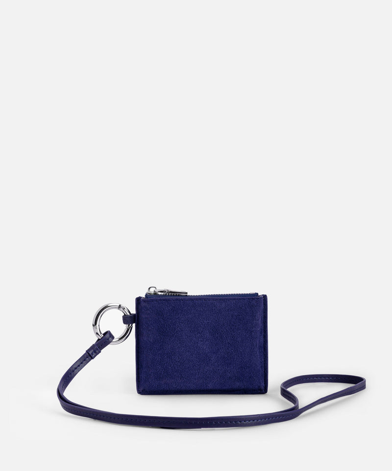 Ipekyol Card Holder With Metal Buckle Navy
