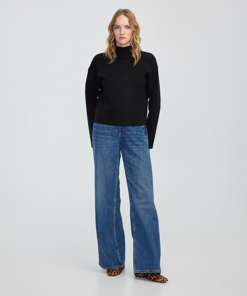 Ipekyol Basic Fine Knit Sweater Black