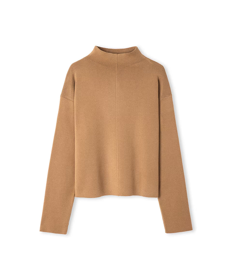 Ipekyol Basic Fine Knit Sweater Camel