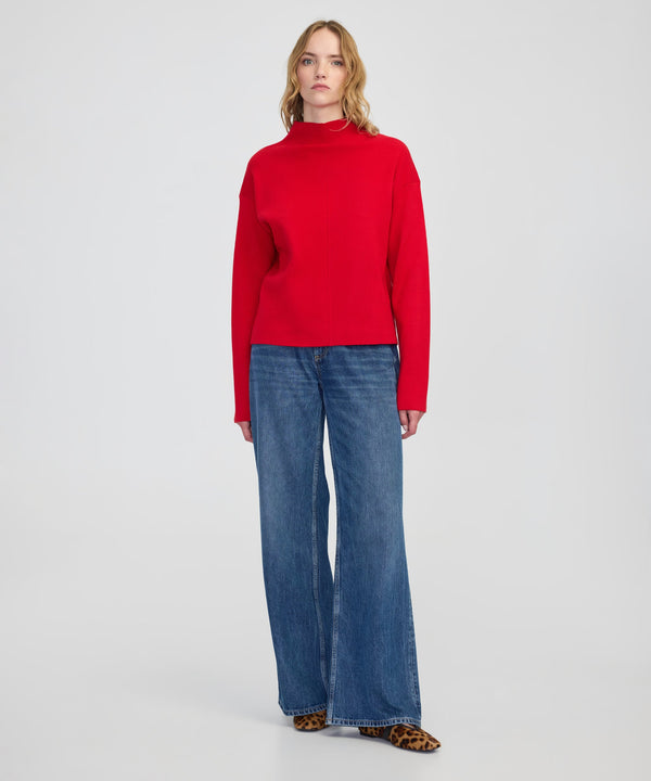 Ipekyol Basic Fine Knit Sweater Red