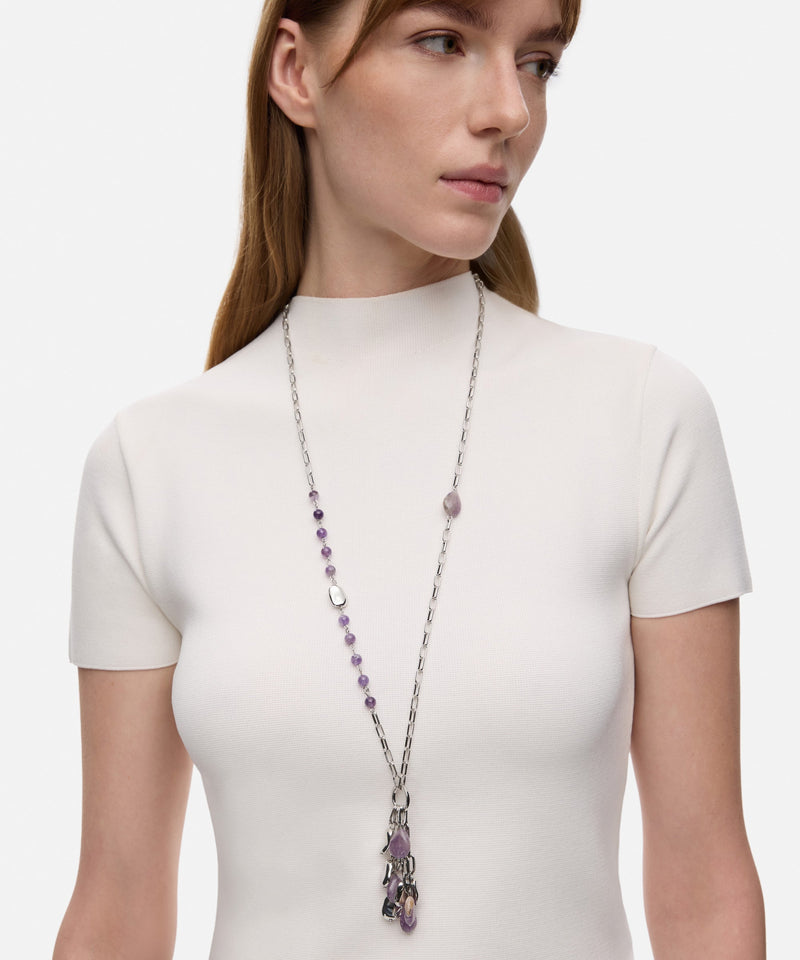 Ipekyol Multi-Piece Chain Necklace Lilac