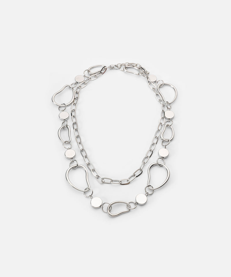 Ipekyol Layered Chain Necklace Silver