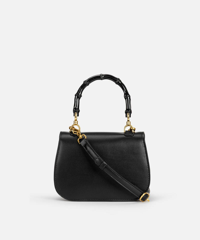 Ipekyol Leather-Effect Flap Bag Black