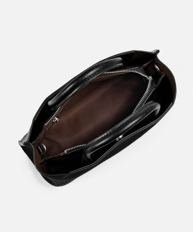 Ipekyol Suede-Effect Tote Bag Black