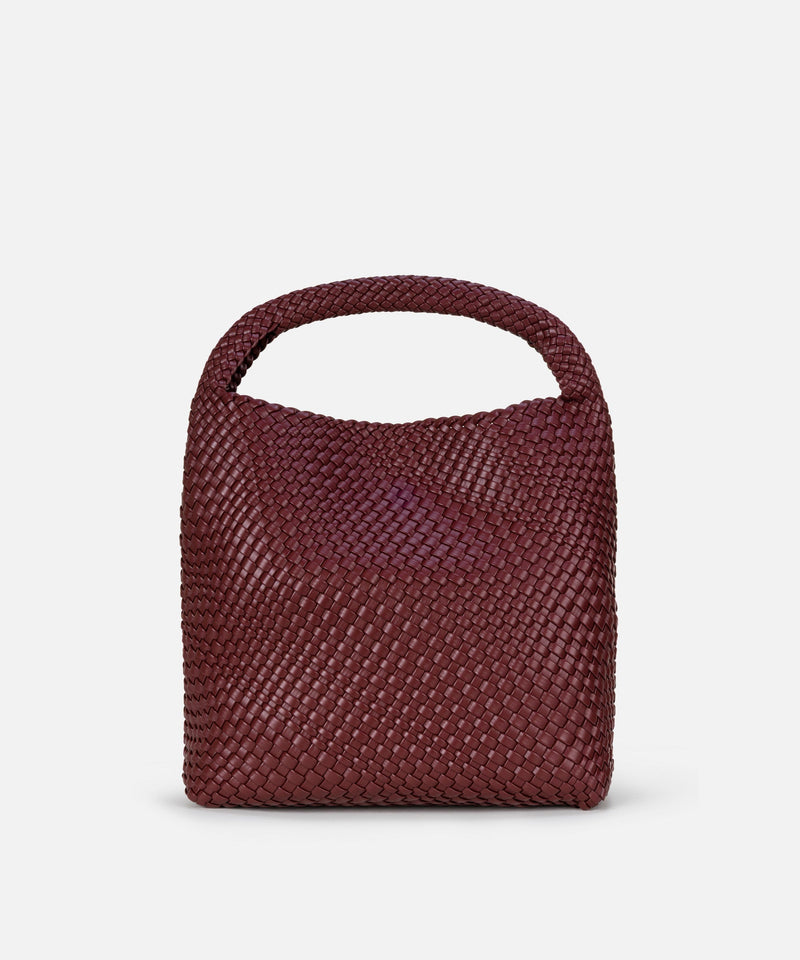 Ipekyol Lattice Slouchy Bag Bordoux