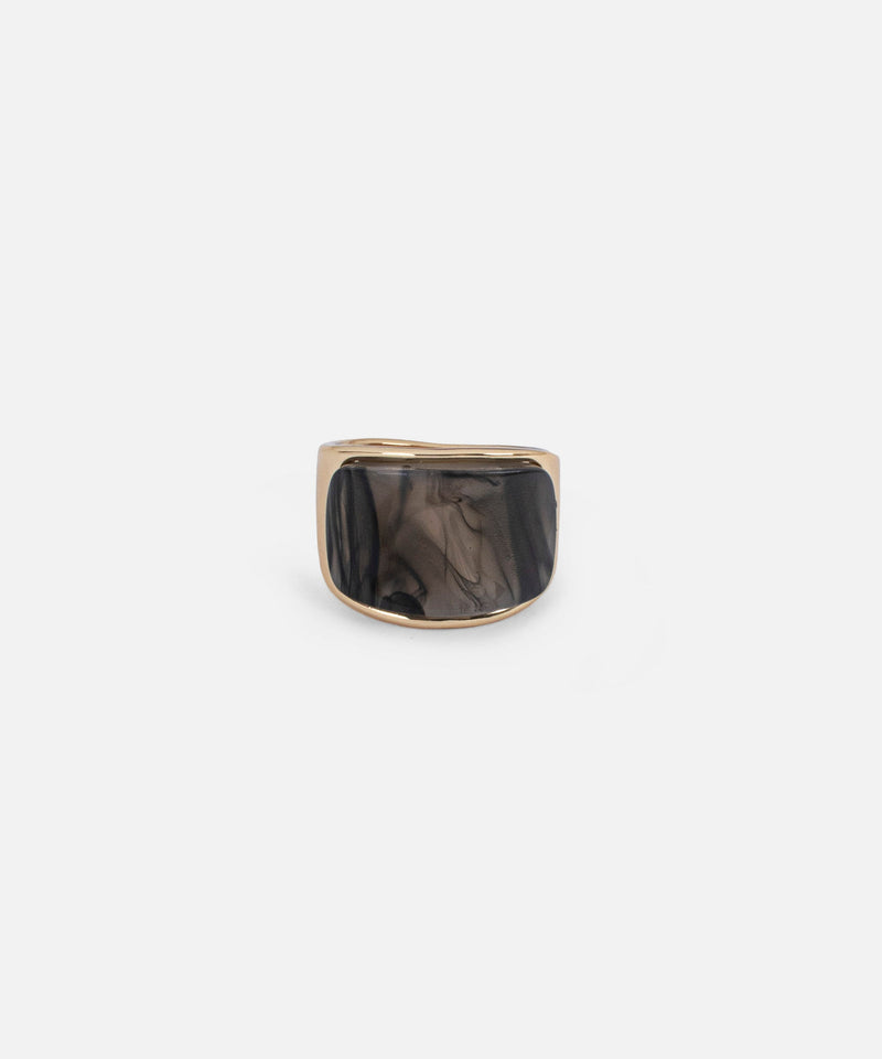 Ipekyol Contrast Resin Ring Gold