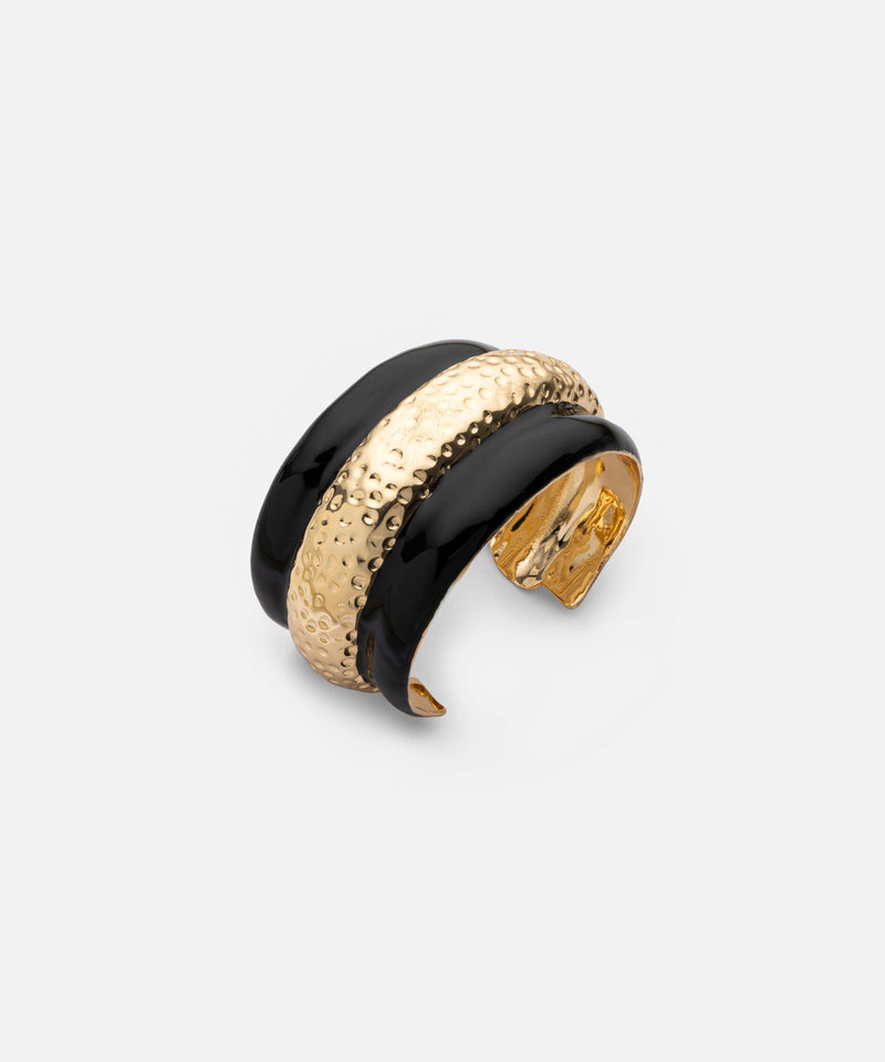 Ipekyol Contrast Textured Bracelet Gold