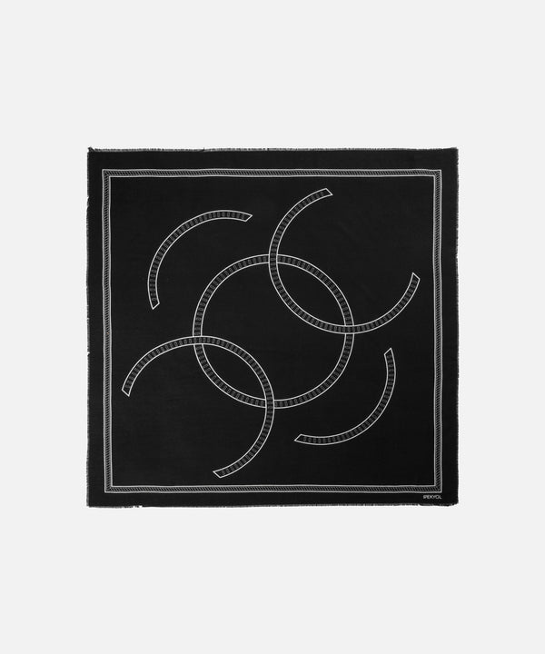 Ipekyol Printed Scarf Black