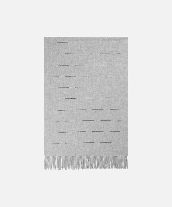 Ipekyol Rhinestone Embellished Fringed Shawl Grey
