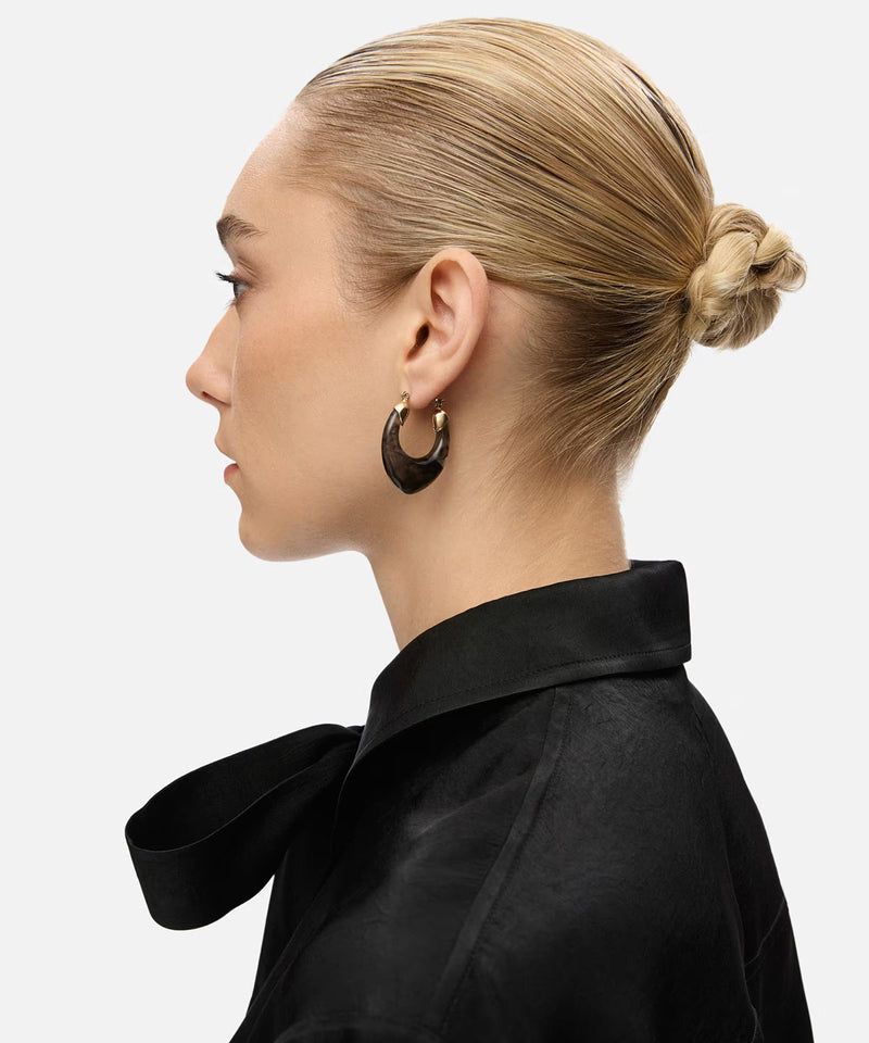 Ipekyol Resin Earrings Set  Anthracite