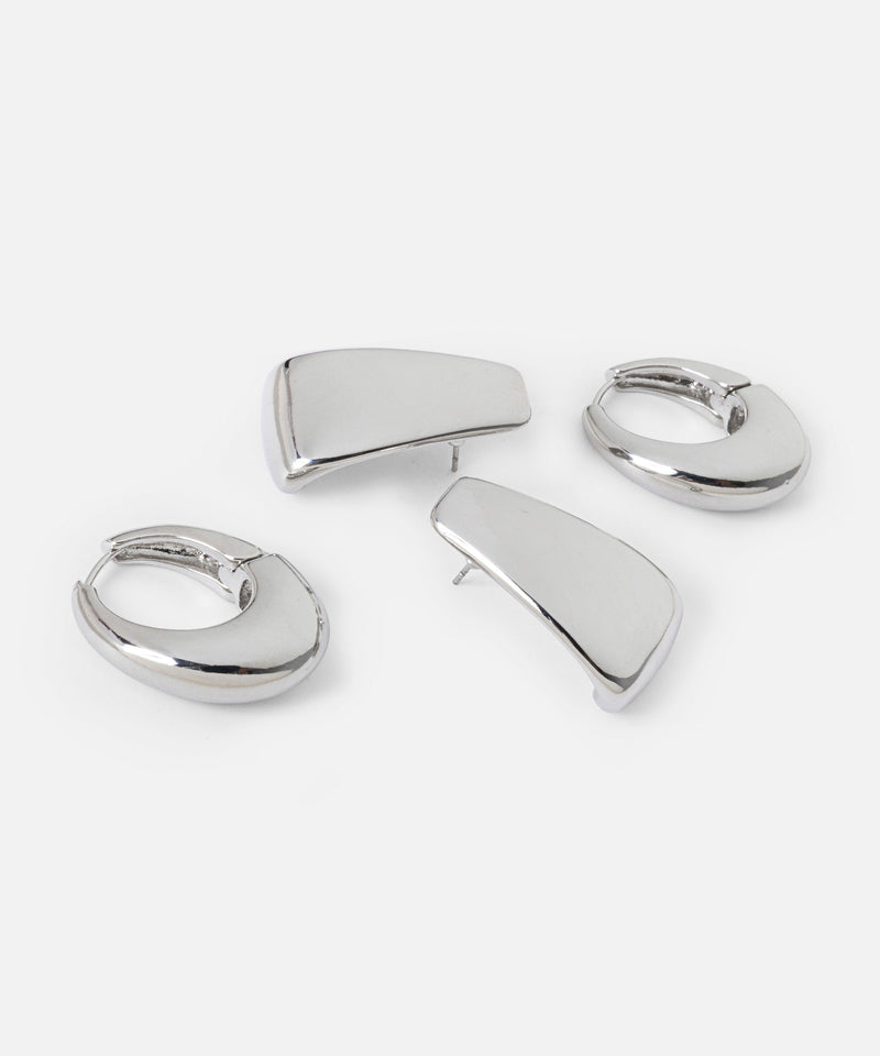 Ipekyol Pack Of Two Earrings Silver