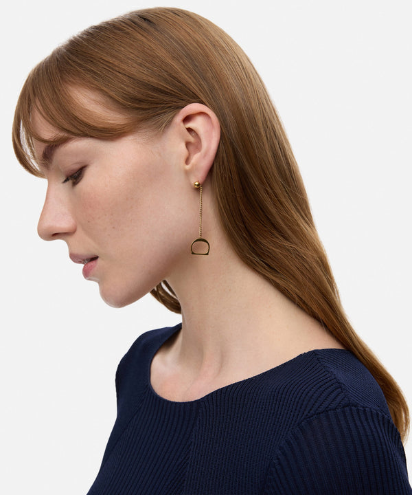 Ipekyol Metal Earring Set Gold