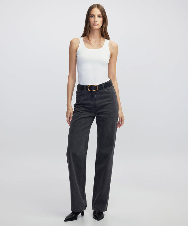 Ipekyol Square Neck Tank Top Ecru