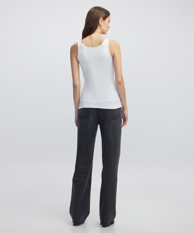 Ipekyol Square Neck Tank Top Ecru