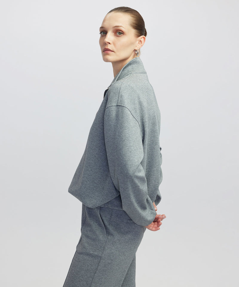 Ipekyol Layered Sweatshirt  Grey Melange