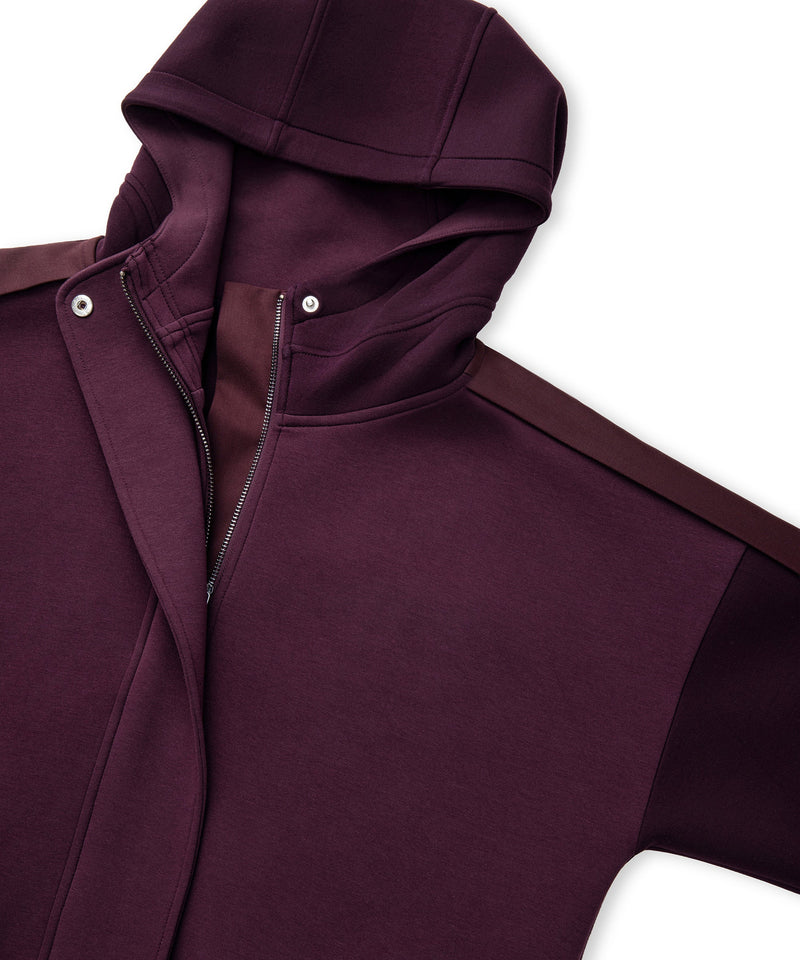 Ipekyol Color-Block Mixed Sweatshirt Bordoux