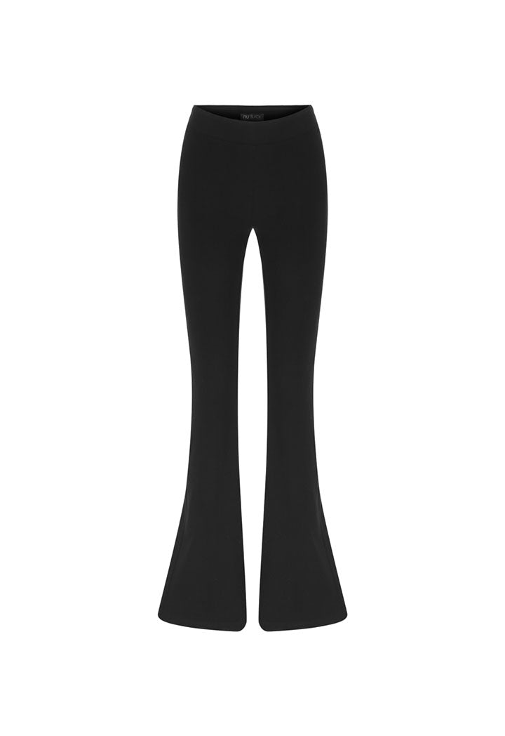 Nu Knit High Waist Trouser Black