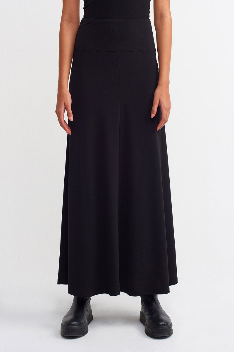 Nu  Basic Maxi Skirt Black