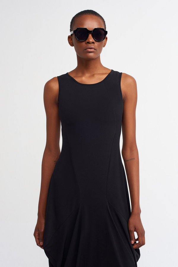 Nu  Basic Sleeveless Dress Black