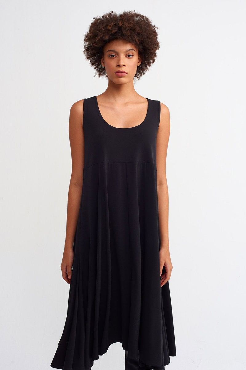 Nu  Basic Sleeveless Dress Black