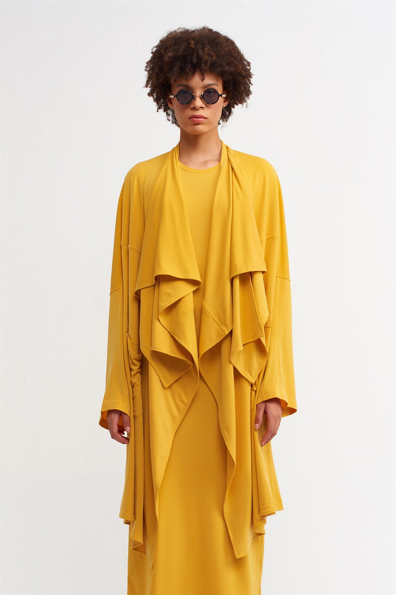 Nu Draped Collar Outerwear Papia