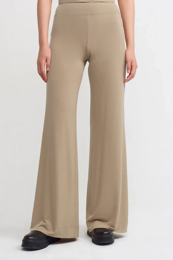 Nu Elasticated Waist Trousers Bronze