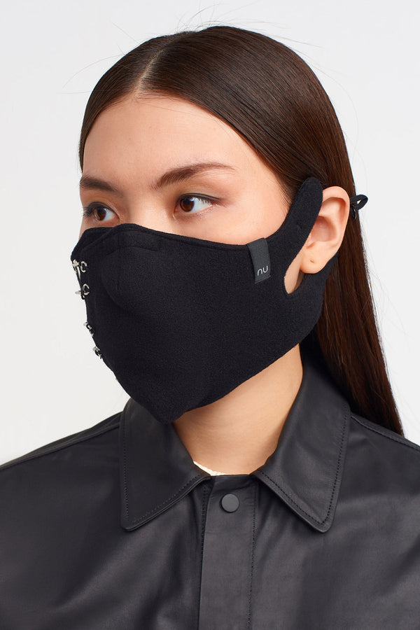 Nu Face Mask With Metal Accessory Black