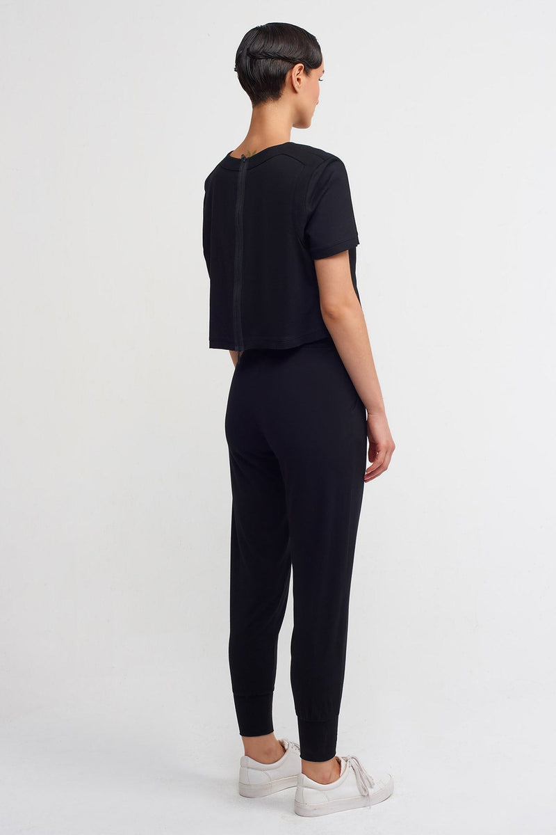 Nu Comfortable Jogger Trousers Black