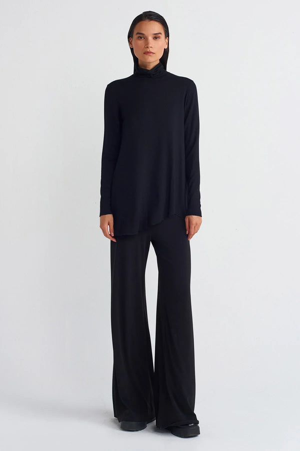 Nu Turtleneck Basic Blouse Black