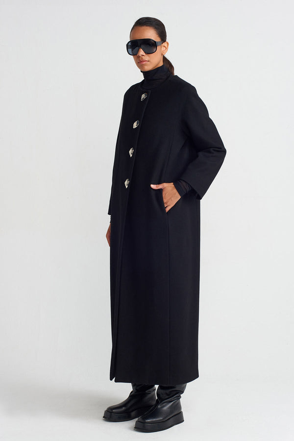 Nu Long Chic Coat Black