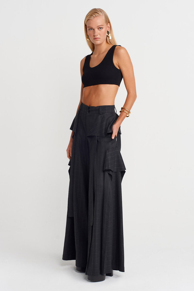 Nu Ribbed Crop Bodysuit Black