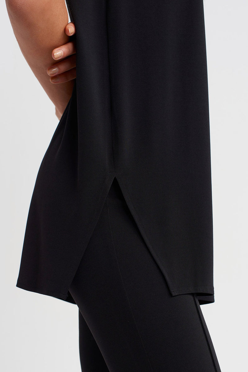 Nu Sleeveless Basic Jersey T-Shirt Black