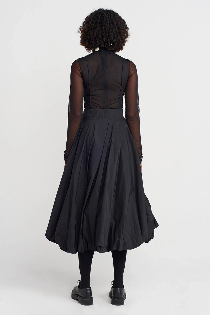 Nu Taffeta Balloon Skirt Black