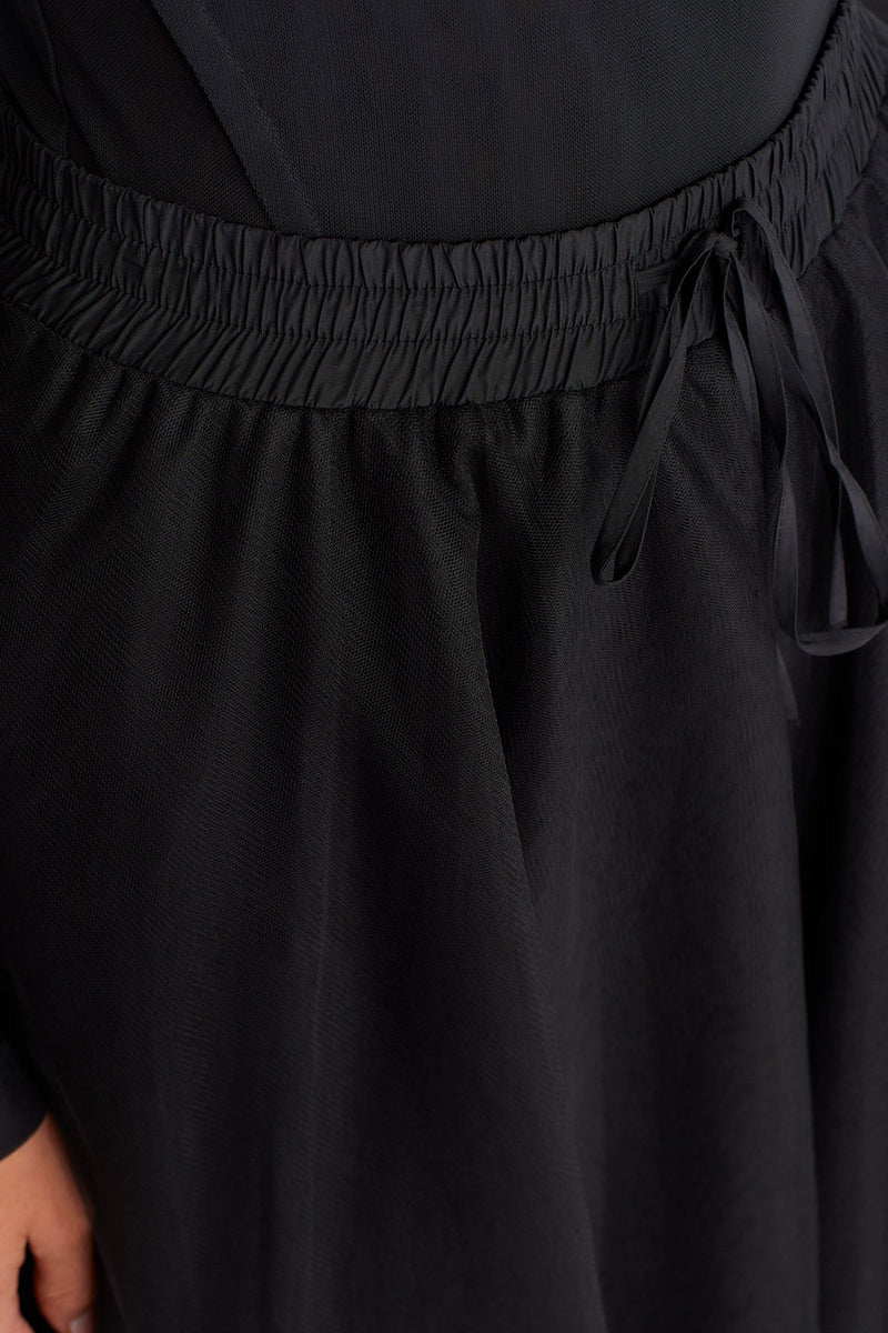 Nu Midi Tulle Skirt Black