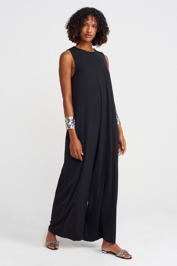 Nu Sleeveless Elegant Jumpsuit Black