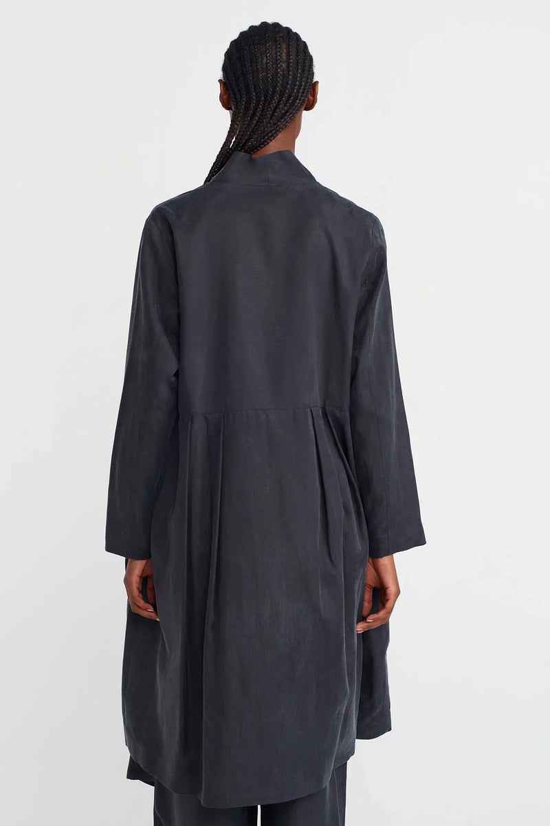 Nu Stone Wash Effect Jacket Black