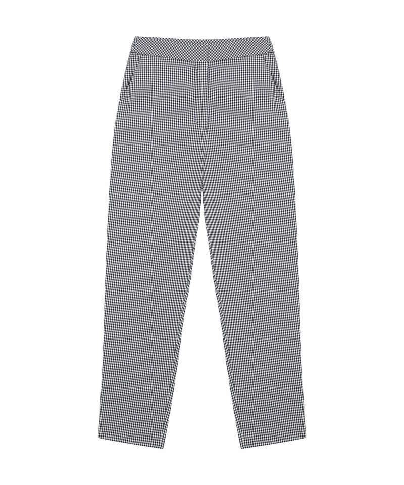 Machka Gingham Pattern Trouser Indigo