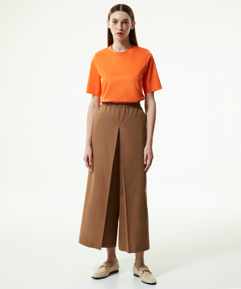 Machka High Waist Skirt Look Trousers Walnut/Taupe