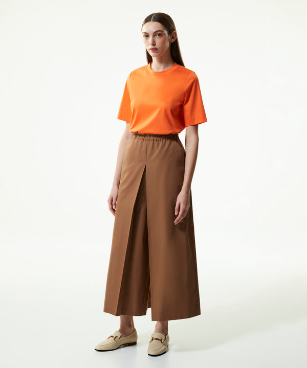 Machka High Waist Skirt Look Trousers Walnut/Taupe