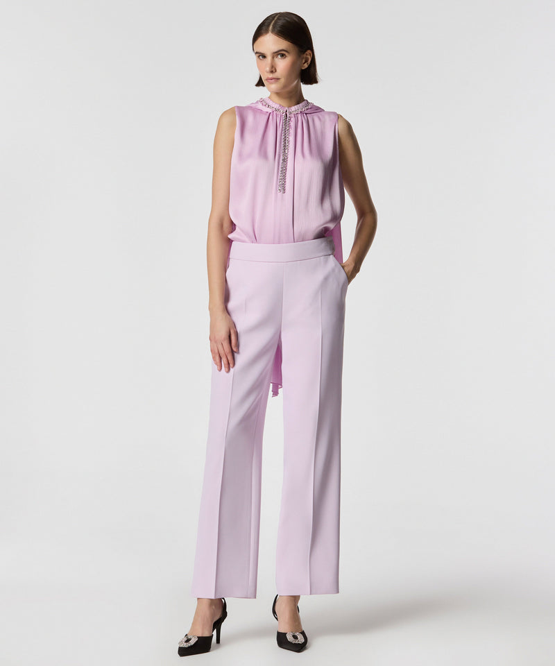 Machka Straight Fit Trousers Lilac