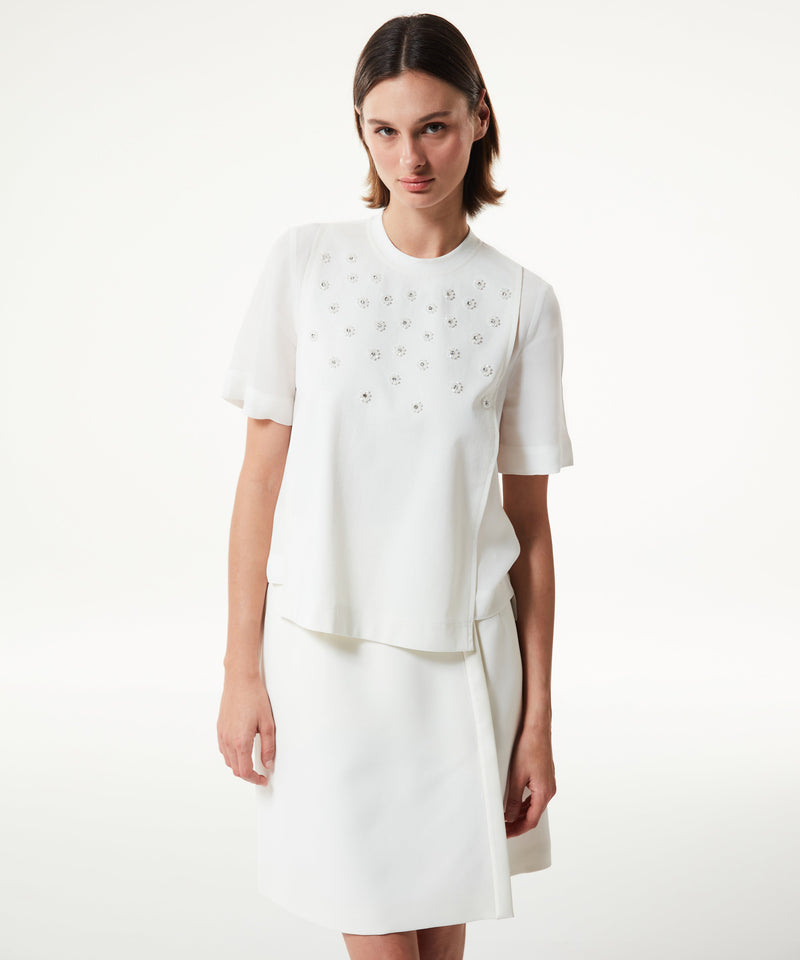 Machka Embroidered T-Shirt White