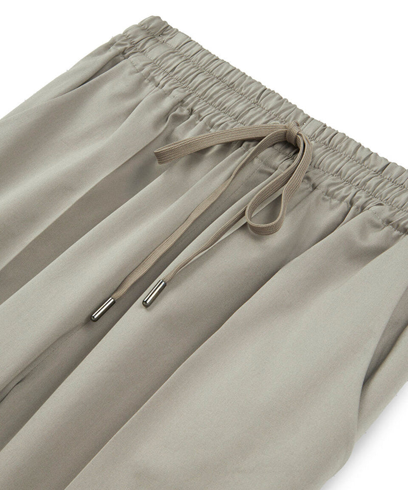 Machka Elastic Waist Trousers Stone