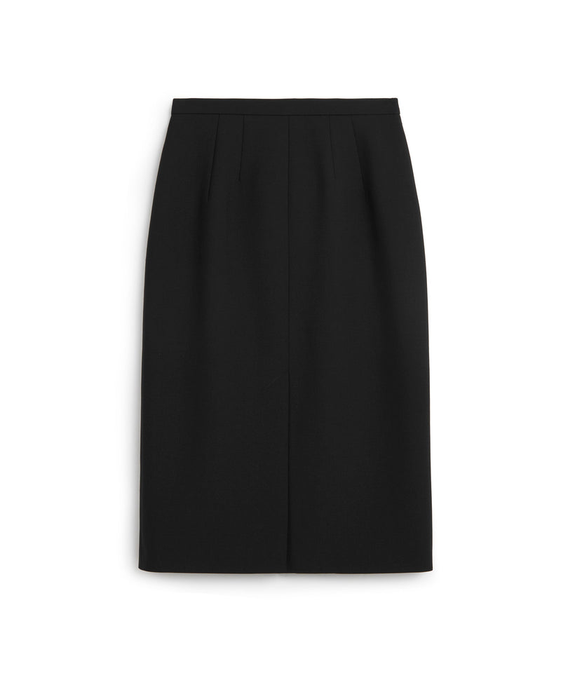 Machka High Waist Pencil Skirt Black