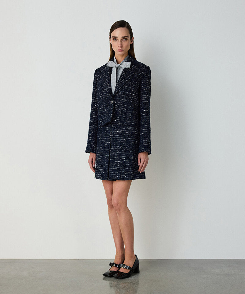 Machka Tweed Jacket Indigo