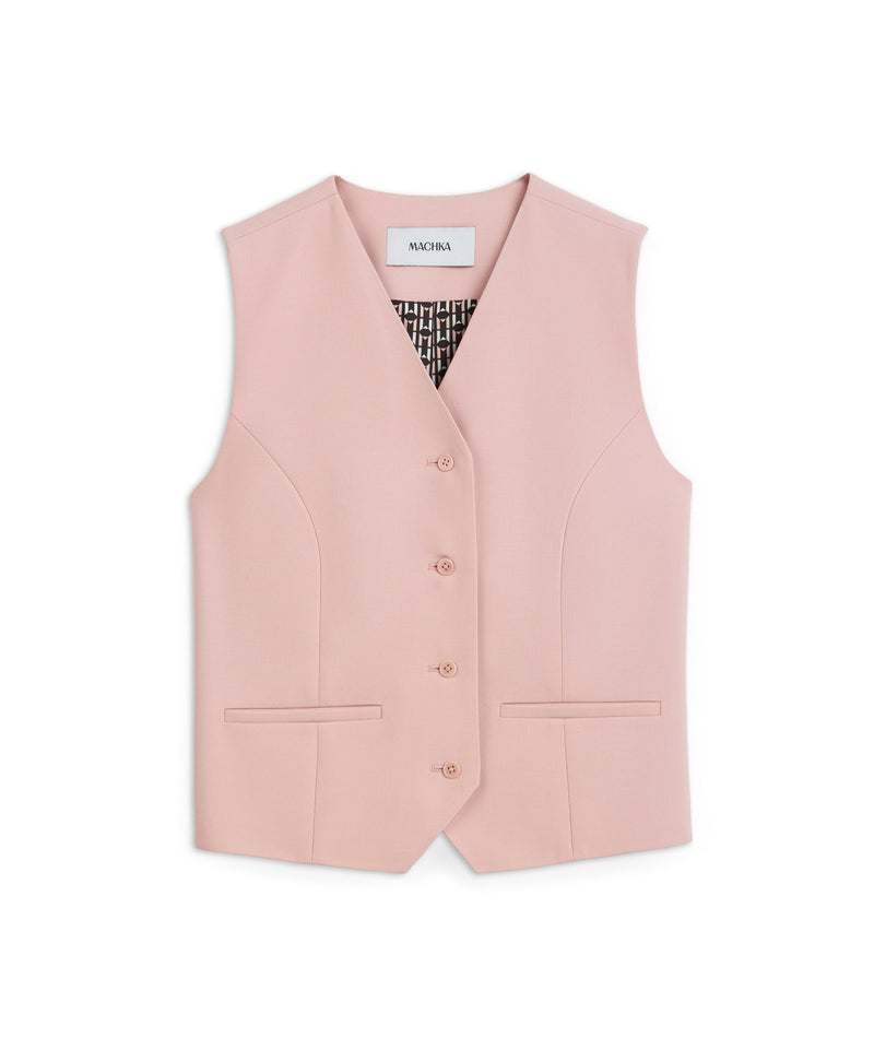 Machka Slim Fit Vest Powder