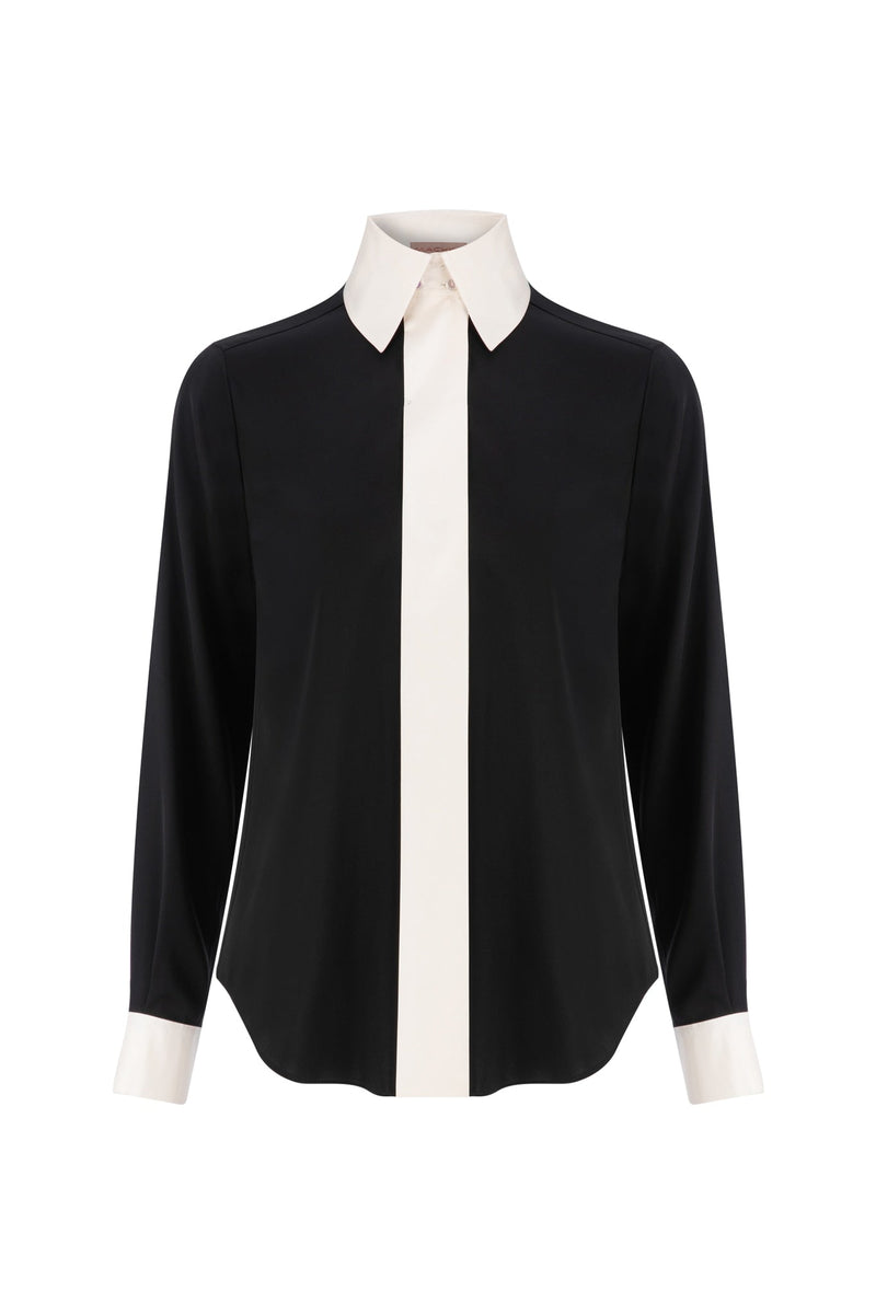 Machka Long Sleeve Blouse Black